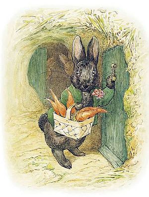 Illustration: I really believe it's a little black rabbit!